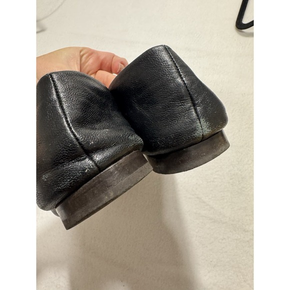 mansur gavriel flats Black Leather 39 9 Women's Designer Luxury Capsule Minimal - Picture 9 of 16